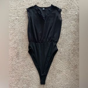SHEIN XS Black Bodysuit Blouse